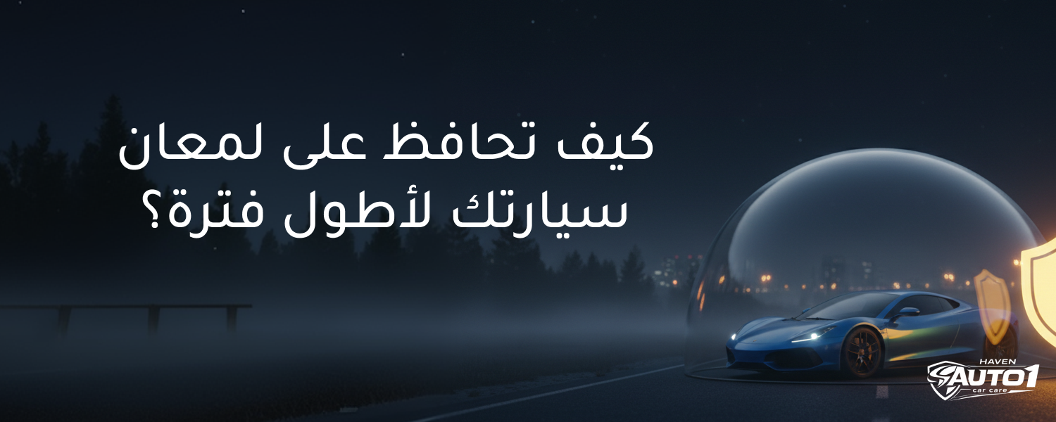 الحفاظ على لمعان السيارة