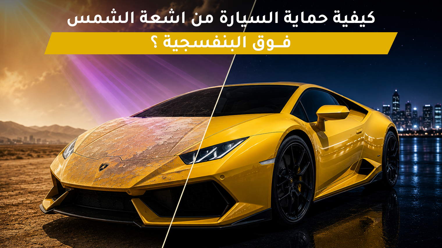 كيفية حماية السيارة من اشعة الشمس