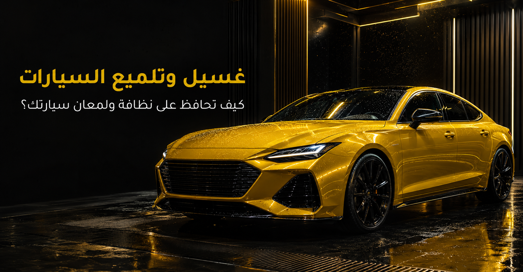 غسيل وتلميع السيارات